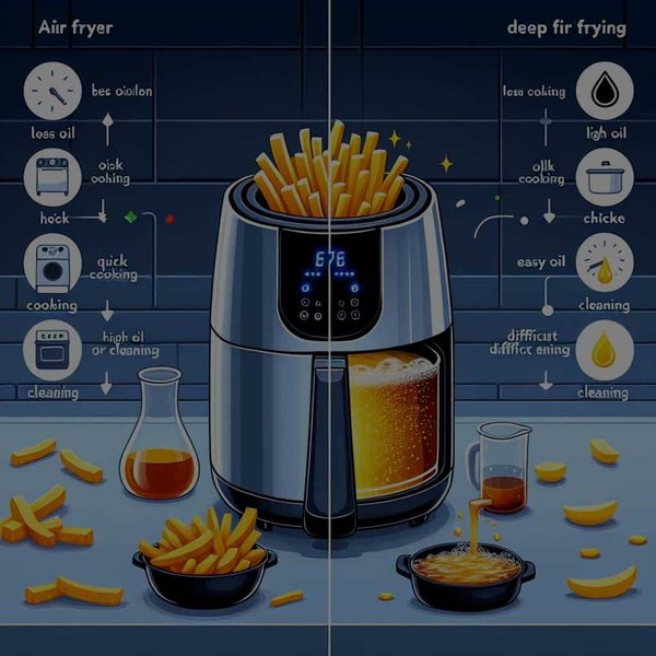 Quels sont les avantages d'une friteuse à air par rapport à une friteuse traditionnelle ?